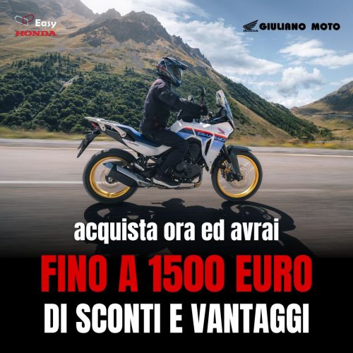 FINO A 1500€ DI SCONTI E VANTAGGI SU HONDA